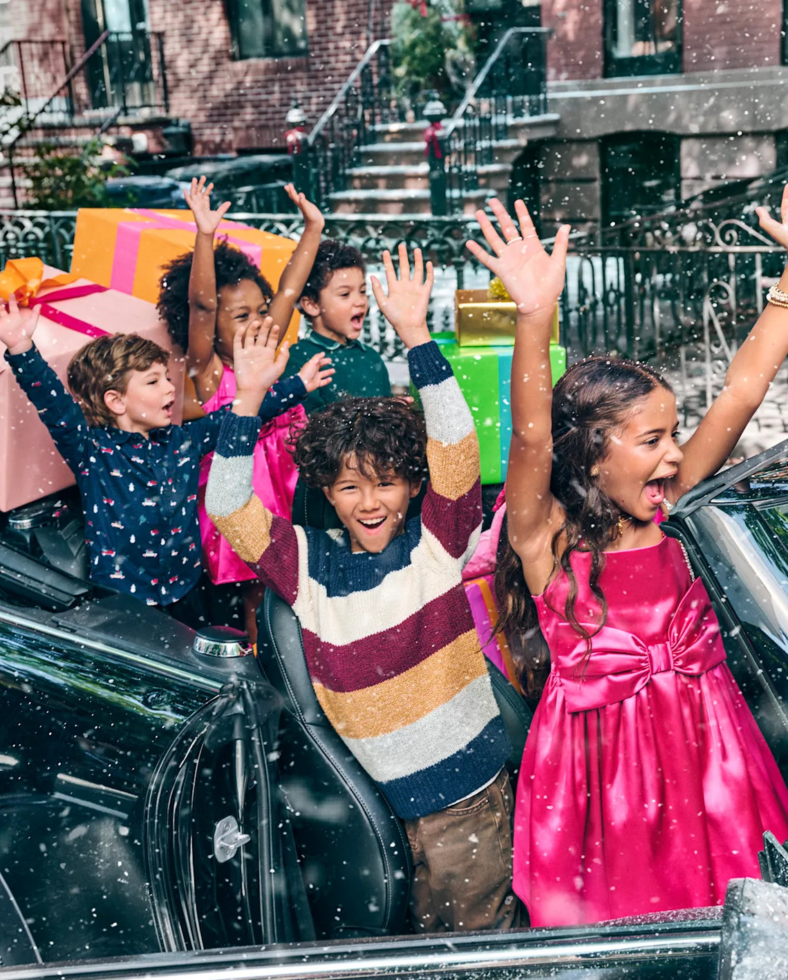 Boys Colorblock Sweater - cream | The Children's Place