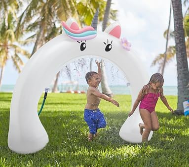 Inflatable Unicorn Arch Sprinkler | Pottery Barn Kids
