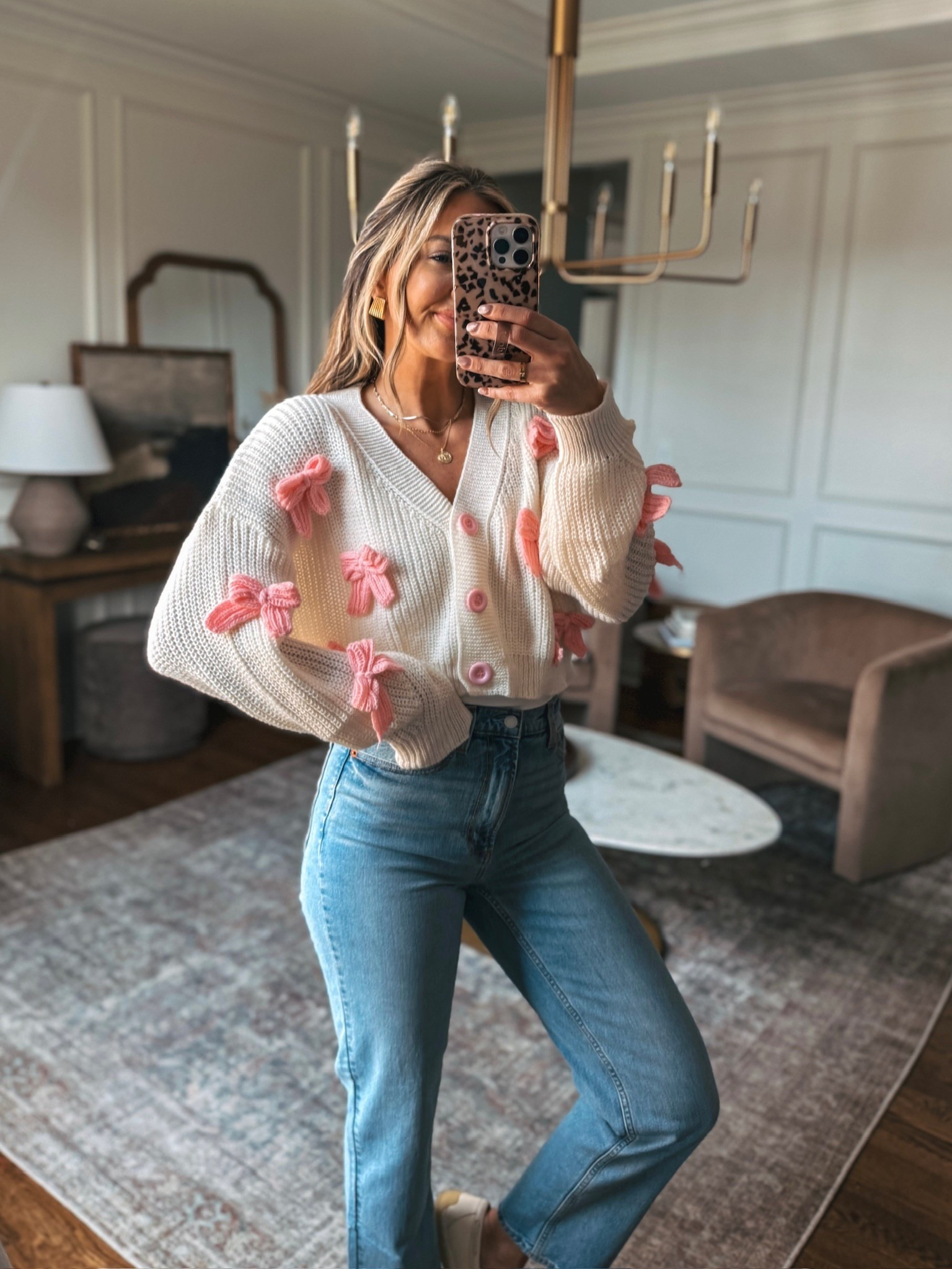 How cute is this cardigan with the bows!!! Perfect for Valentine’s Day! 

#LTKTall #LTKmomlife #LTKootd