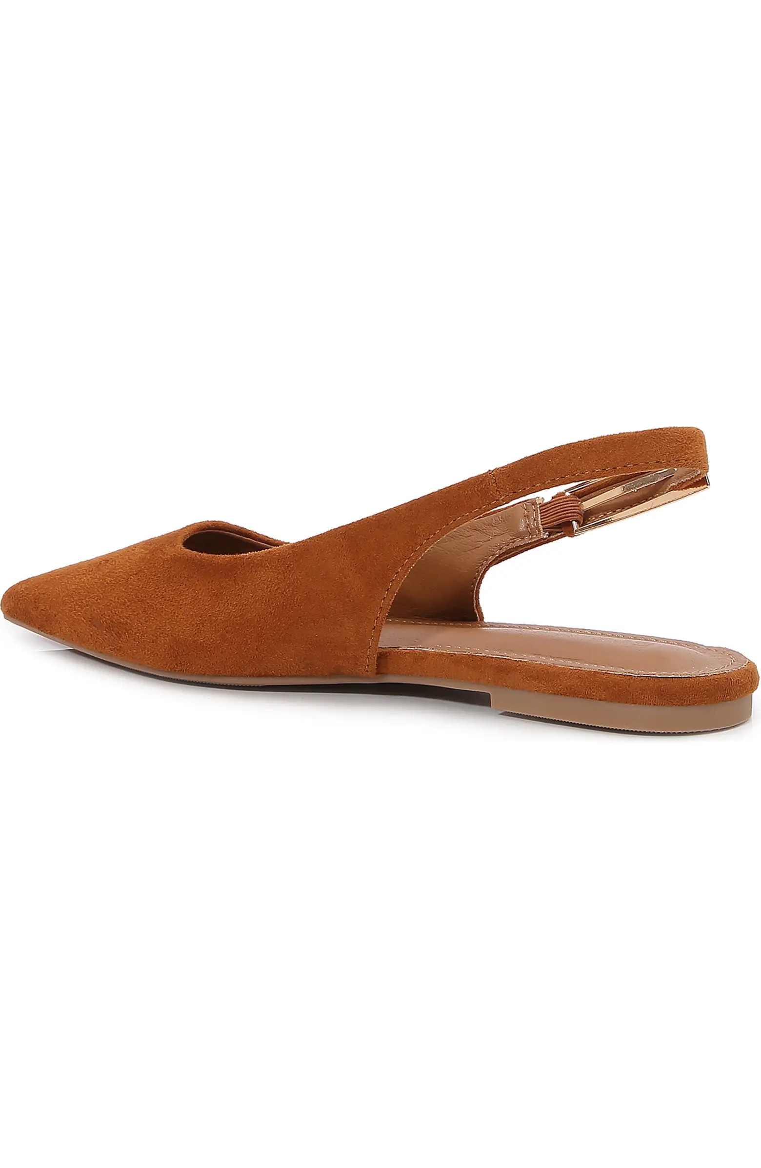 BERNESS Caitriona Pointed Toe Slingback Flat (Women) | Nordstromrack | Nordstrom Rack