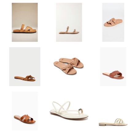 Flat leather sandals for summer 


#LTKshoecrush
