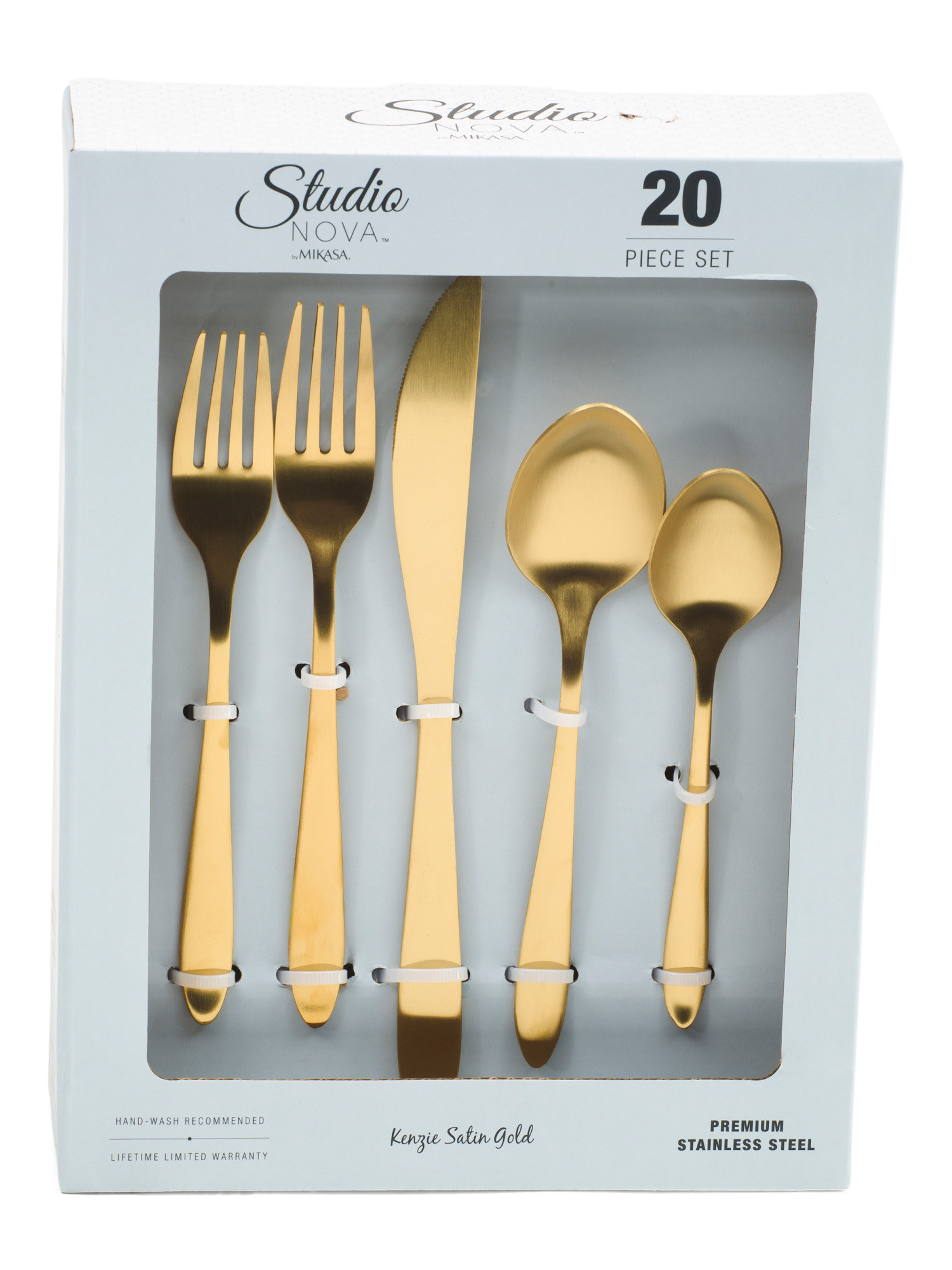 20pc Stainless Steel Kenzie Flatware Set | Kitchen & Dining Room | Marshalls | Marshalls