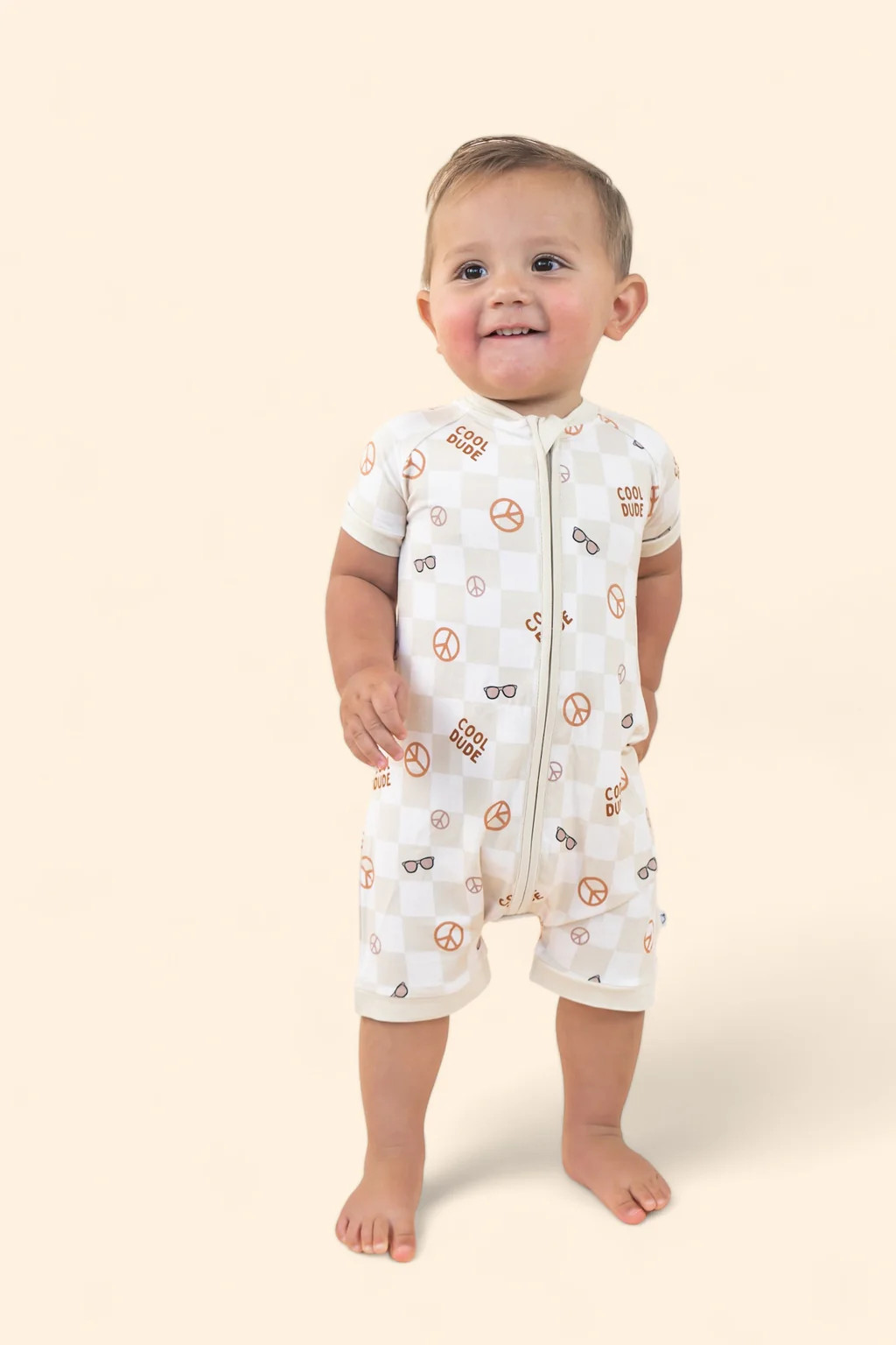 COOL DUDE CHECKERS DREAM SHORTIE | Dream Big Little Co.