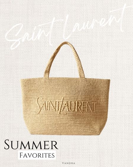 Favorite designer tote for summer. 
I would grab this one fast, a lot of straw/raffia designer totes sell out fast before summer. Love the look of this tote.

Saint Laurent tote
Summer tote
Summer totes
Designer tote
Designer totes
Beach bag
Beach tote
Saint Laurent totes
Beach
Summer
Resort
Bag
Bags
Tote
Totes
Vacation 
Vacay
Beach essentials 
Poolside
Saint Laurent 
YSL



#LTKitbag #LTKstyletip #LTKswim