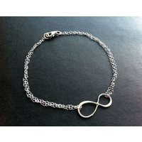 Infinity Bracelet, Sterling Silver Forever Friendship, Eternity Sisterhood, Bridesmaid Gifts, Everyday Jewelry | Etsy (US)