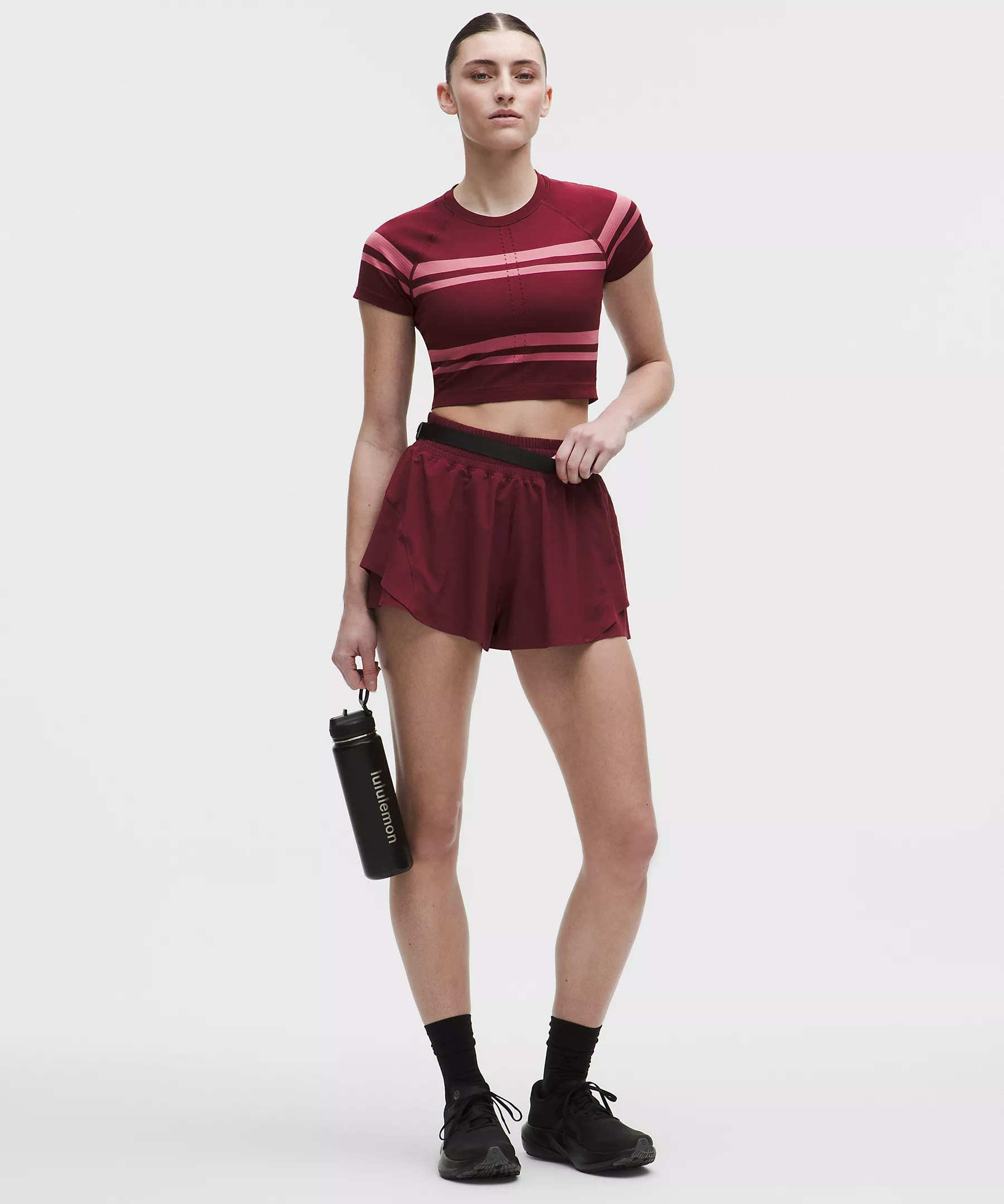 Swiftly Tech Cropped Short-Sleeve Shirt 2.0 | Lululemon (US)