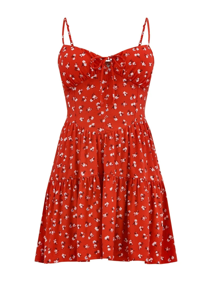 No Boundaries Sweetheart Corset Mini Dress, Women's | Walmart (US)