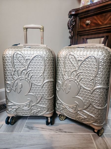 When you book a Disney trip for your kids and you go all out and even get them the minnie mouse luggage! Yes I'm over the top. Way over! #minniemouse #disney #disneymom #luggage #livinglargeinlilly 

#LTKfindsunder100 #LTKtravel #LTKkids