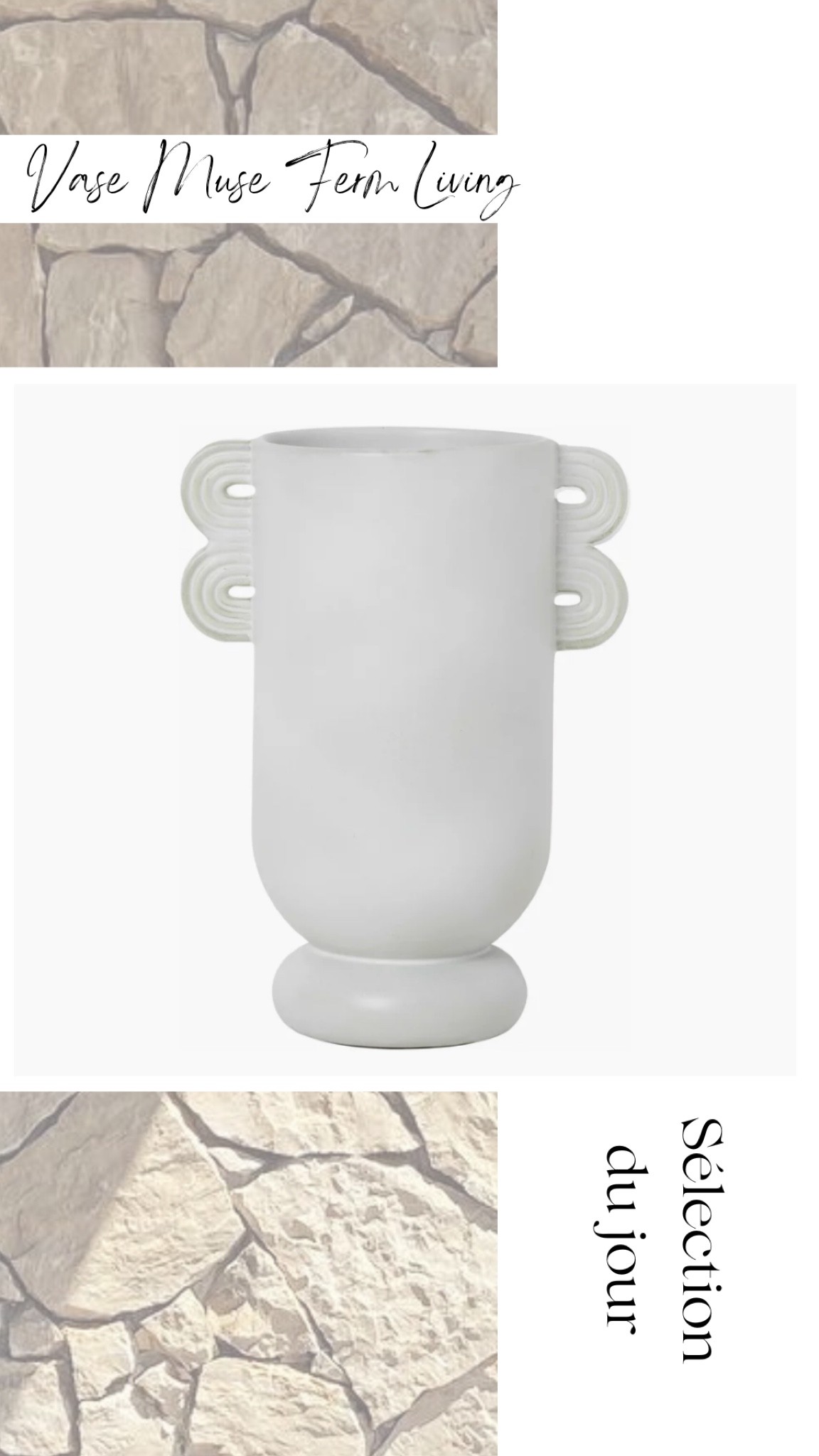 Sélection du jour ✨

Vase Muse de Ferm Living !

Un magnifique vase aux courbes arrondies !

#vase #decointerieur #decoration #maison #home

#LTKhome #LTKeurope