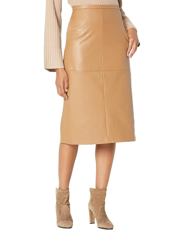 Joe's Jeans Doreen Cross Seamed Faux Leather Skirt | Zappos