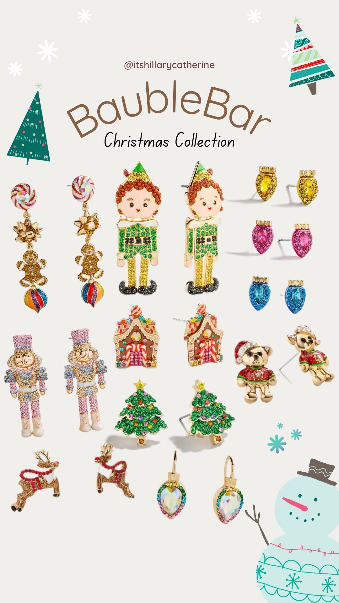 New Christmas collection at BaubleBar!! Obsessed with all of these holiday earrings. 

#LTKHoliday #LTKGiftGuide #LTKCyberWeek