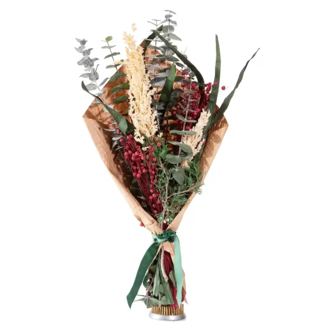 De La Terre Winter Dried Floral Bouquet 16in - Etsy | Etsy (US)