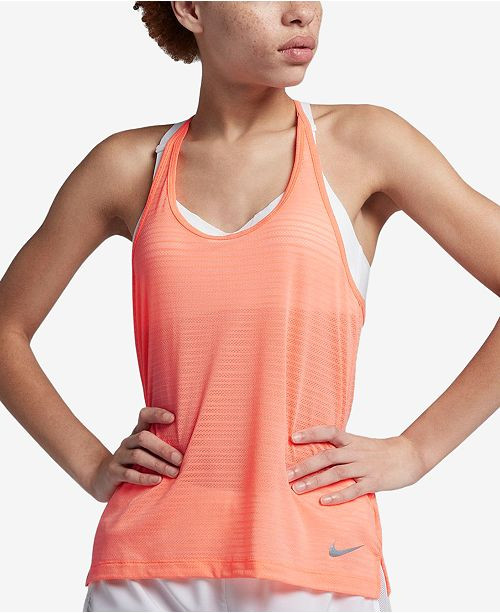 Breathe Miler T-Back Running Tank Top | Macys (US)