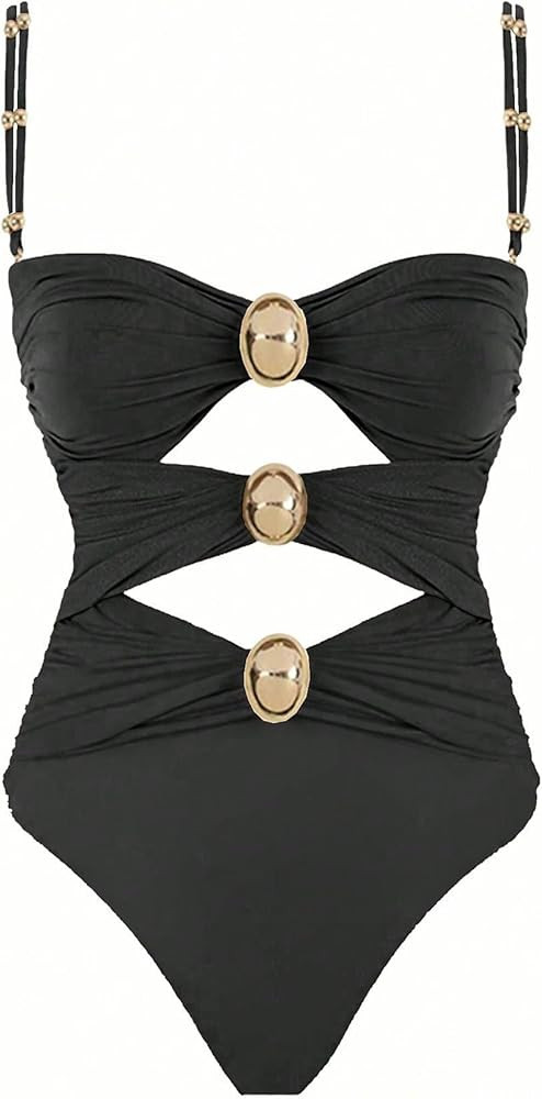 Narecte Modest One Piece Swimsuit Women 2025 Womens Swimsuits Bathing Suit for Women Womens Bathi... | Amazon (US)