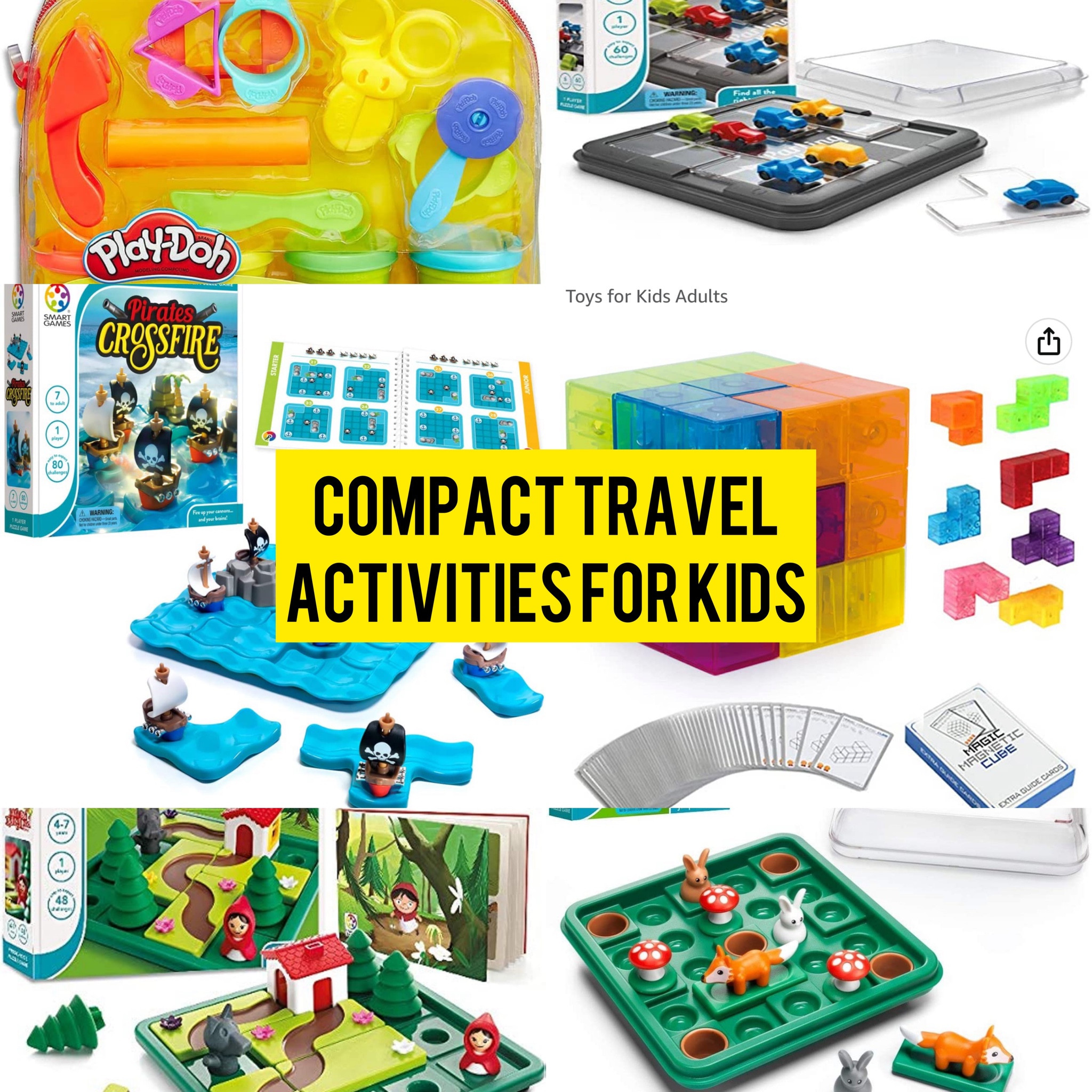 Easy to pack games and activities for kids for plane and car rides.

#LTKtravel #LTKkids #LTKfamily