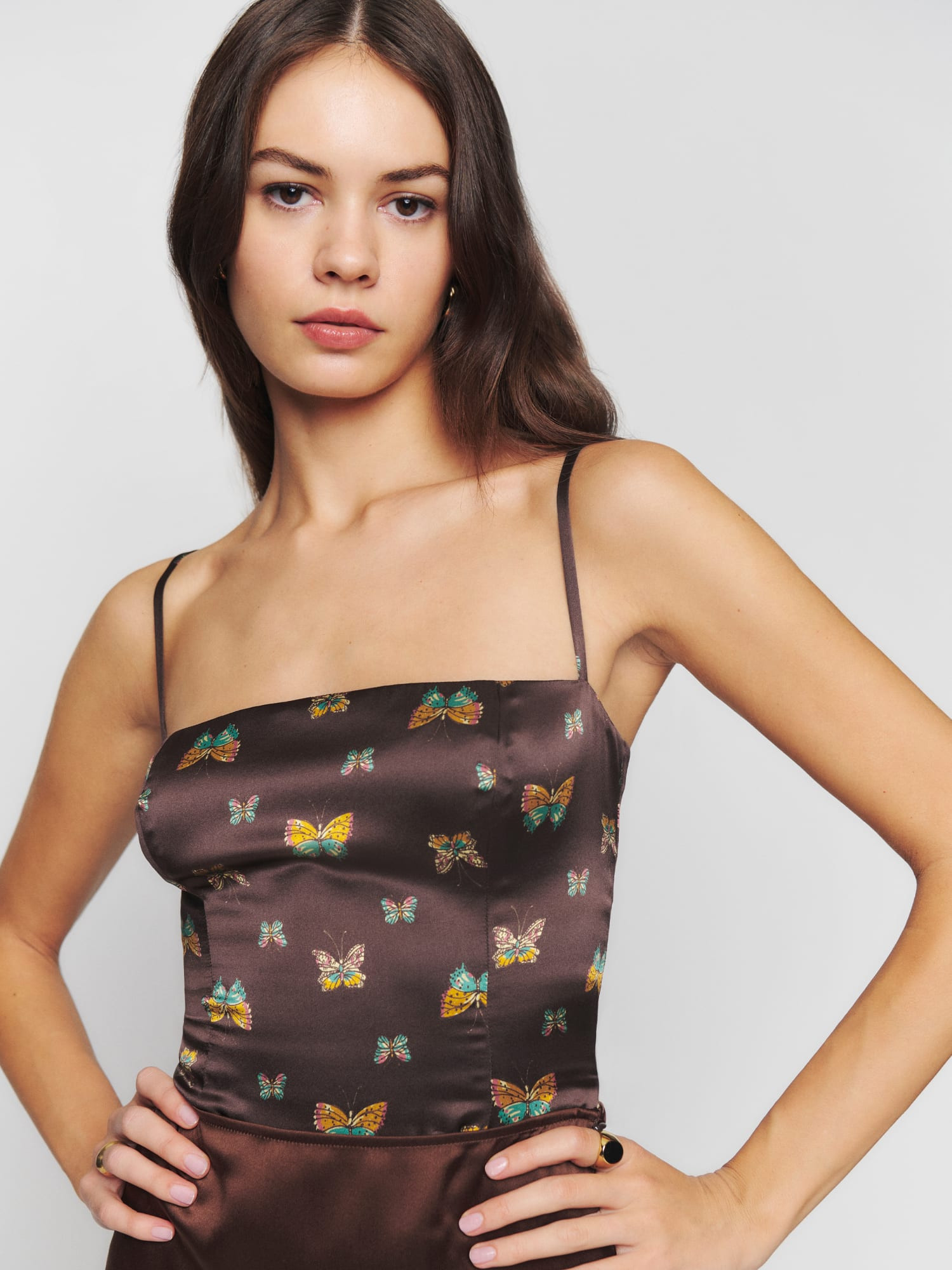 Overland Silk Top | Reformation (Global)