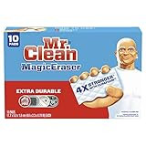 Mr. Clean Magic Eraser, Extra Durable, Shoe, Bathroom, and Shower Cleaner, Cleaning Pads with Dur... | Amazon (US)