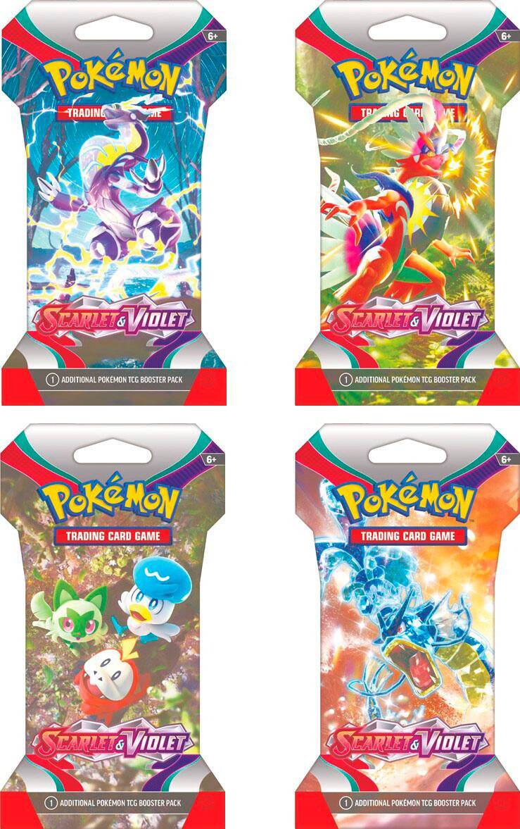 Pokémon Trading Card Game: Scarlet & Violet Sleeved Boosters Styles May Vary 184-87325 - Best Bu... | Best Buy U.S.