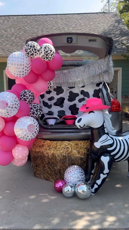 Spooky season is here! Try out this disco cowgirl trunk or treat idea for Halloween this year! 🎃 #LTKHalloween

#LTKSeasonal #LTKkids #LTKparties