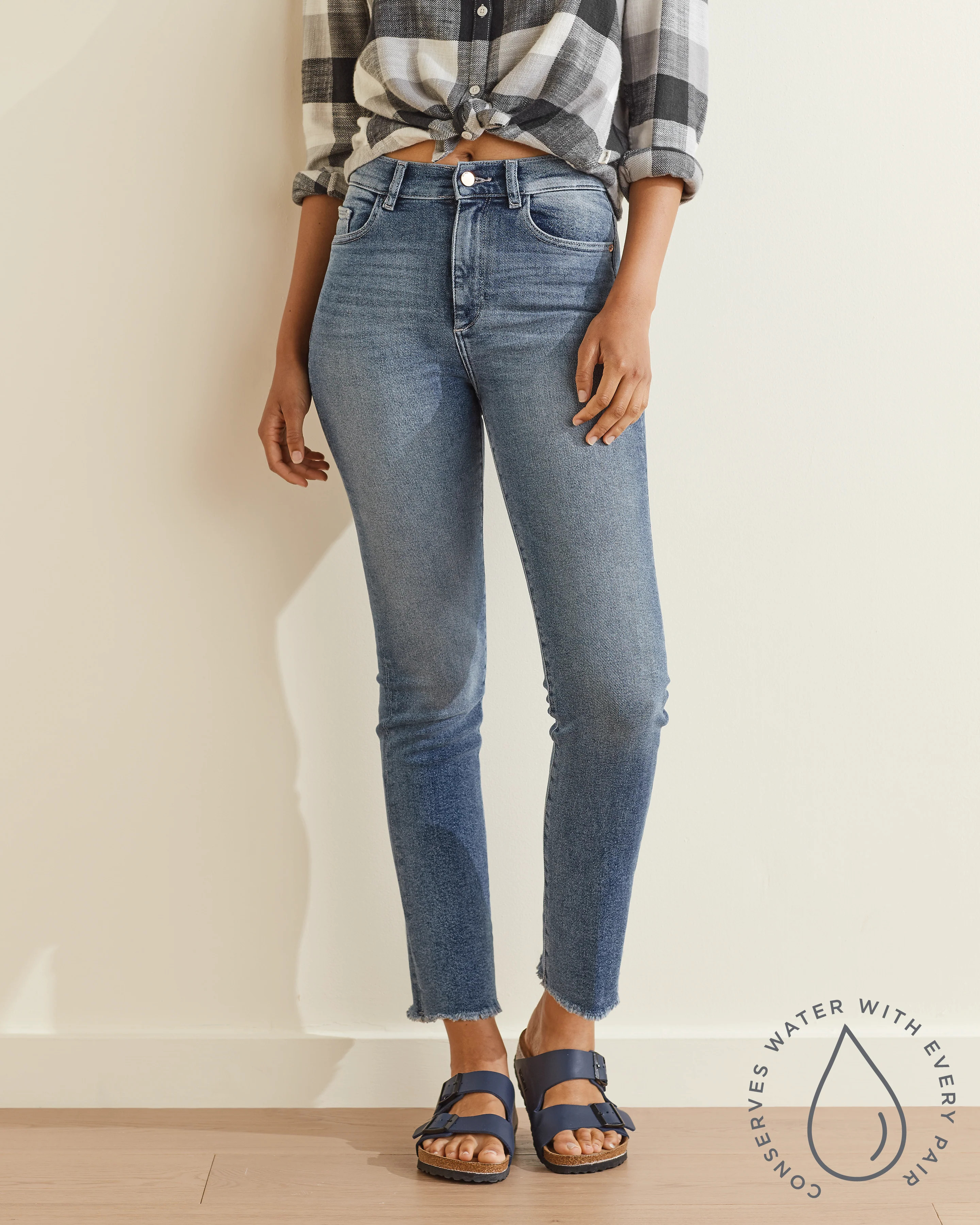 DL1961 Mara High Rise Straight Leg Jean — Light Wash | UpWest