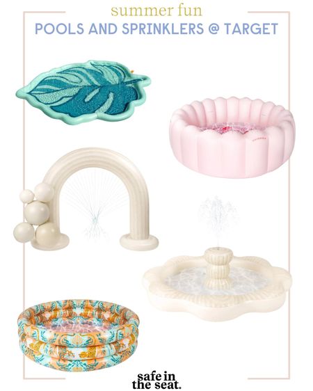 Dreaming of summer fun? Check out these pools, splash pads, and sprinklers at Target! So cute to keep in your yard and keeping cool this summer! 

Summer | pools | splash pads | outdoor toys for kids | kids sprinklers

#LTKSeasonal #LTKkids #LTKhome
