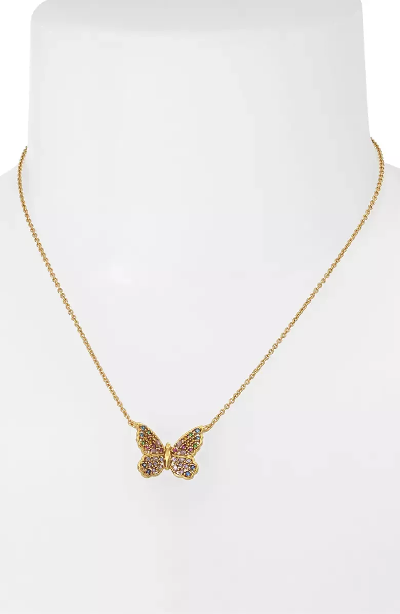 Gold Butterfly Necklace Simple … curated on LTK