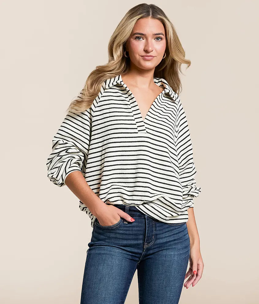 Striped Pullover | Buckle