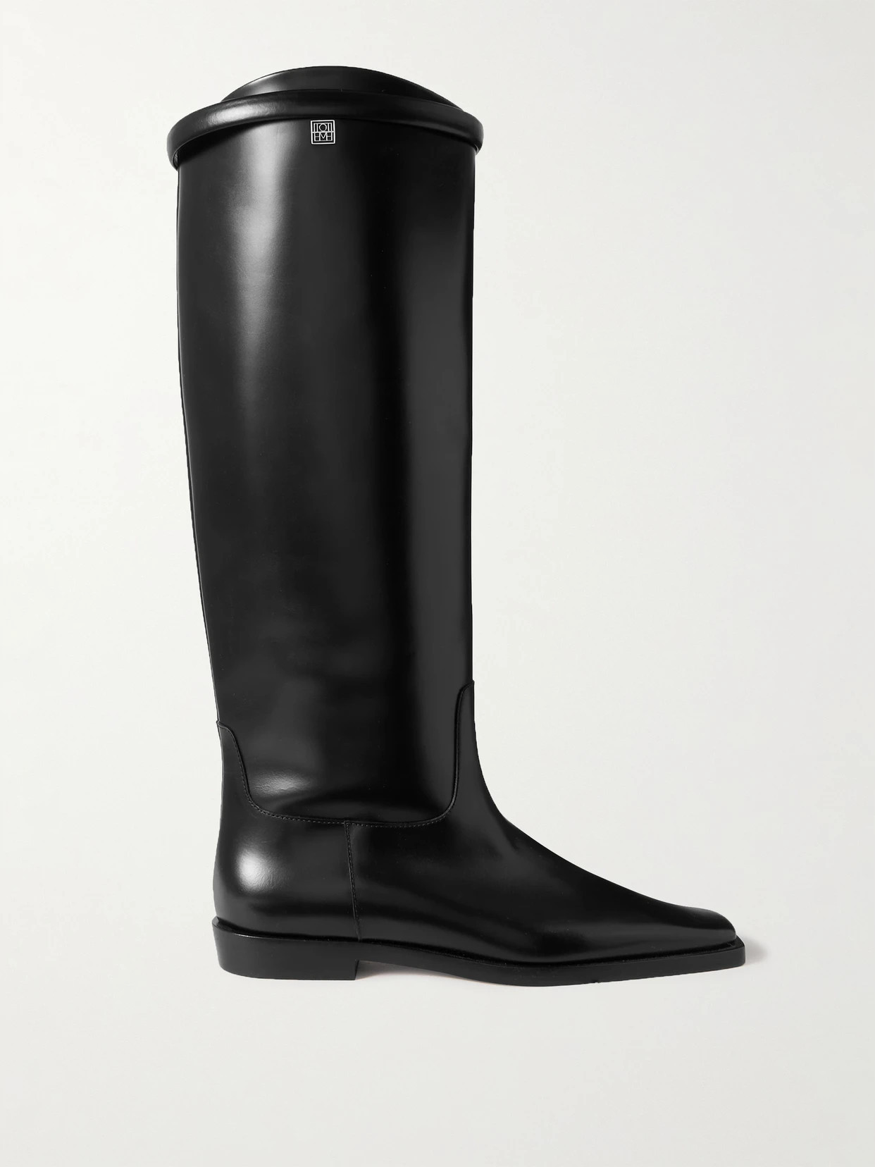 TOTEME - + Net Sustain The Riding Leather Knee Boots - Black | NET-A-PORTER (UK & EU)