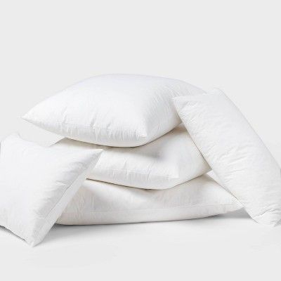 Feather Filled Throw Pillow Insert White - Threshold™ | Target
