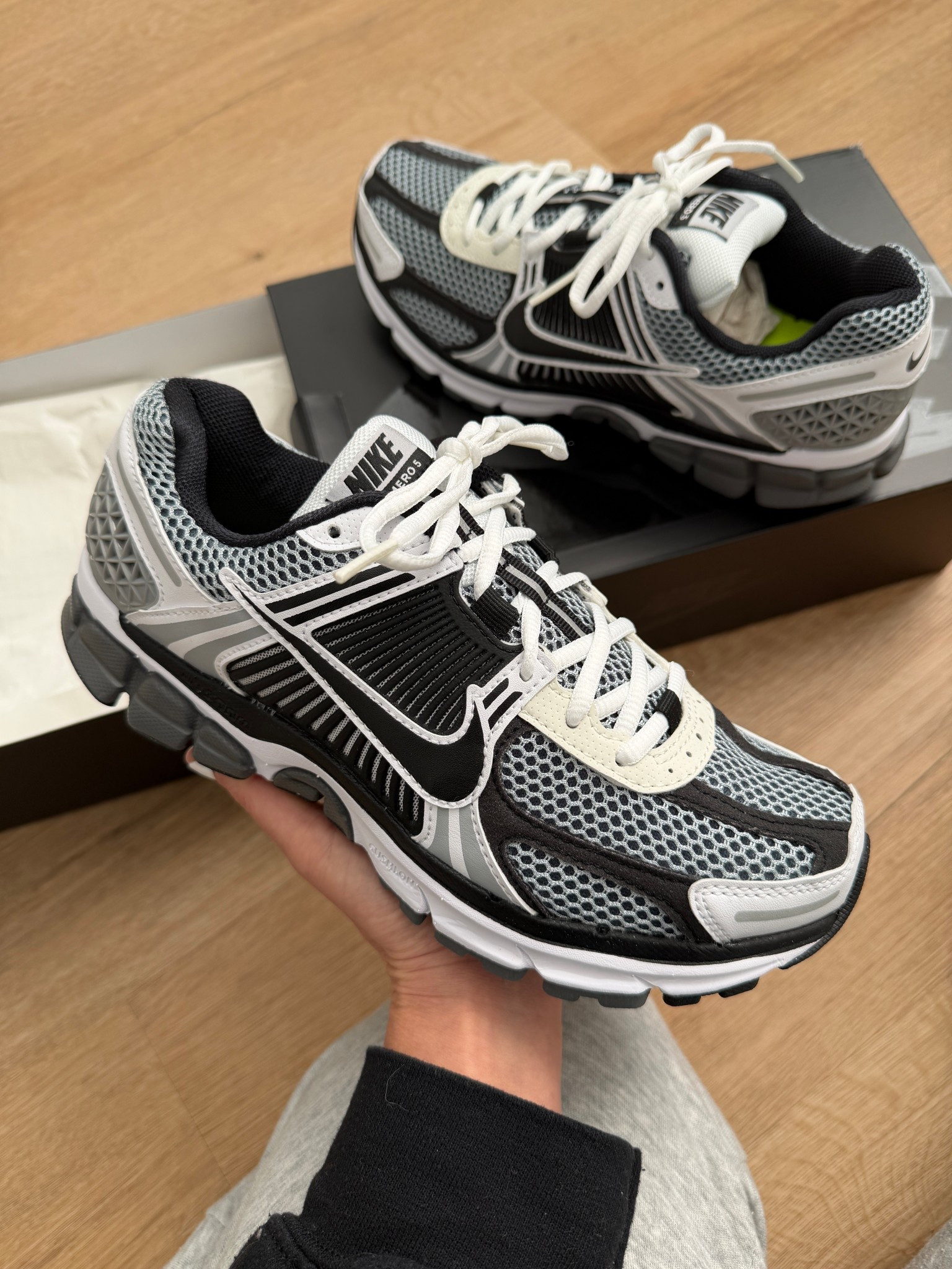 I bought these Nikes in the men’s section and they are 🔥 they are currently on sale 