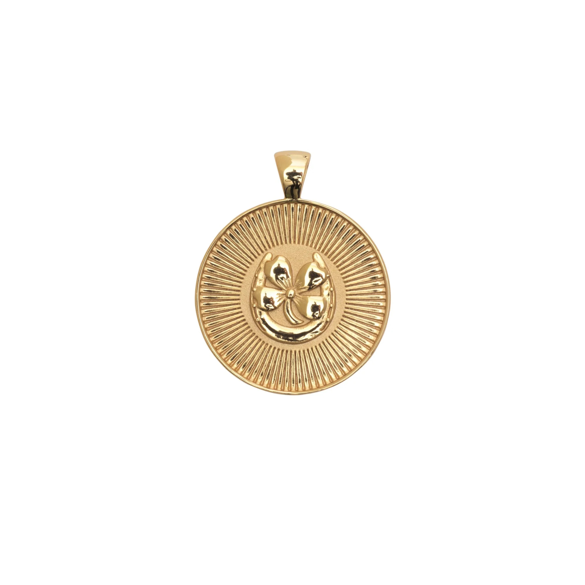 LUCKY JW Small Pendant Coin | Jane Win