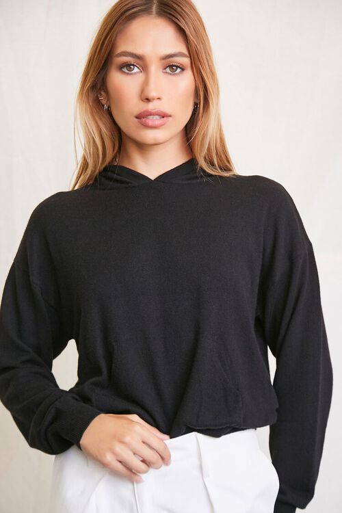 Cashmere Sweater-Knit Hoodie | Forever 21 (US)