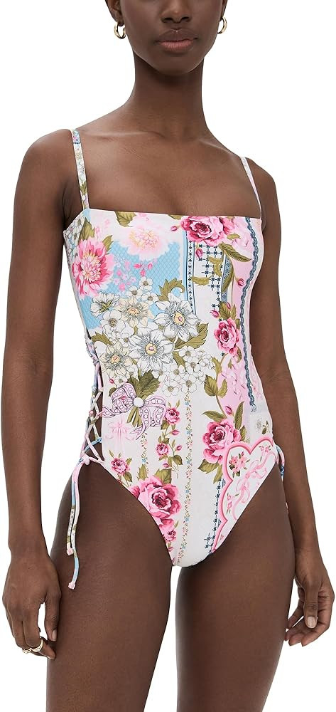 AGUA BENDITA Women's Mariel Meraki One Piece | Amazon (US)