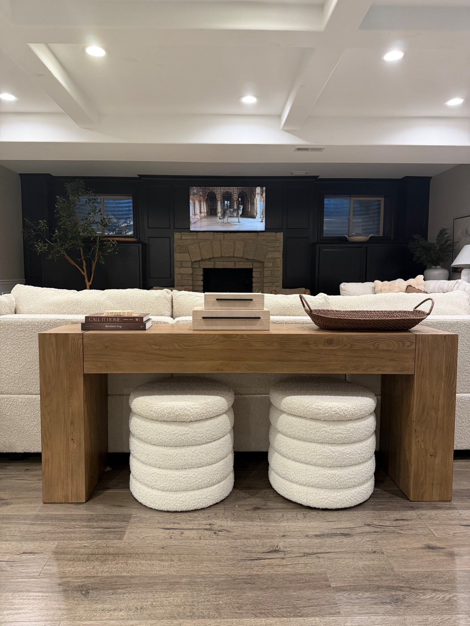 Console table styling post holidays! My storage ottomans are on sale now! 

Wayfair, storage ottoman, console table, post holiday home refresh, storage ottomans, Wayfair finds, styling, home decor, modern home, interior design, interior styling, home, 

#LTKHome #LTKSeasonal #LTKSaleAlert