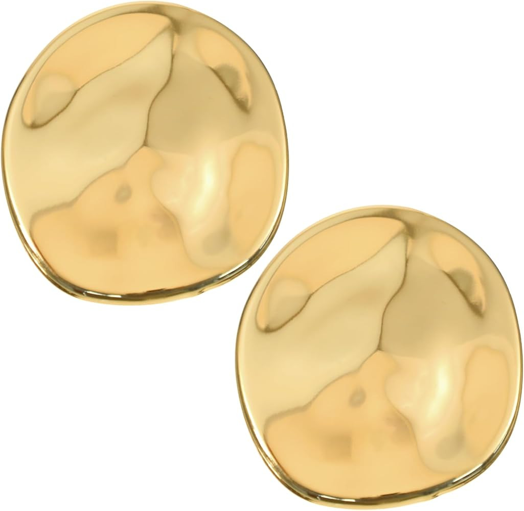 2Pcs Fashion Gold Brooch Pins, Irregular Round Brooch Pins, Gold Brooches for Women Vintage Geome... | Amazon (UK)