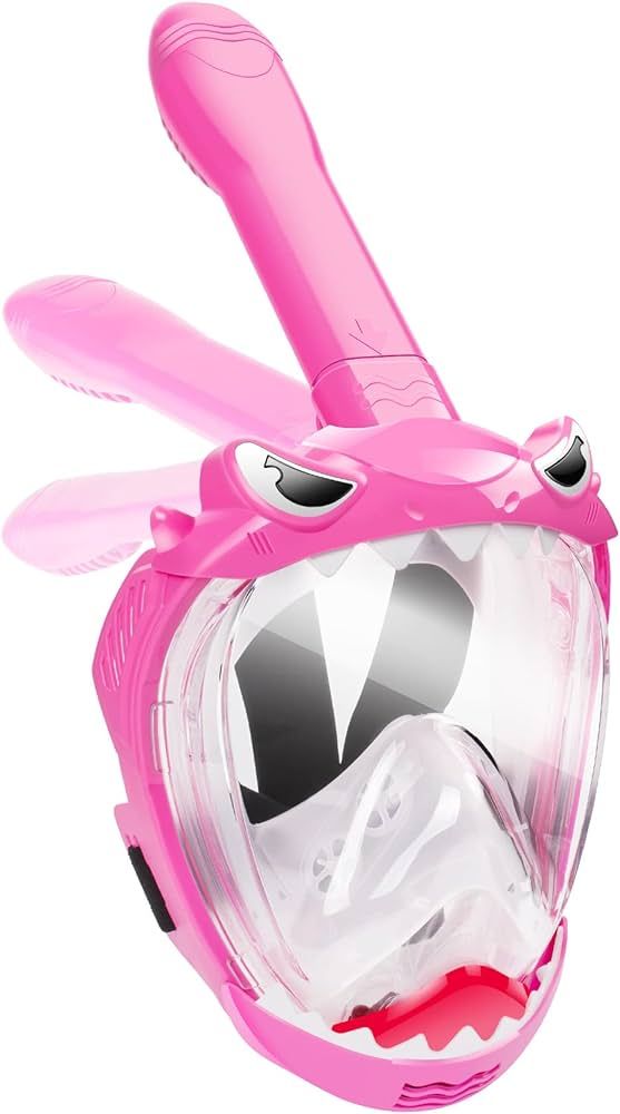 Zipoute Snorkel Full Face Snorkel Mask for Kids, Kids Snorkeling Set 180 Degree Panoramic View, S... | Amazon (US)