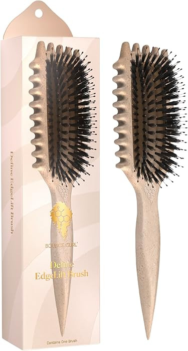 Bounce Curl Define EdgeLift Brush, 5-in-1 Tool for Effortlessly Defined Curls, Waves & Coils, Red... | Amazon (US)