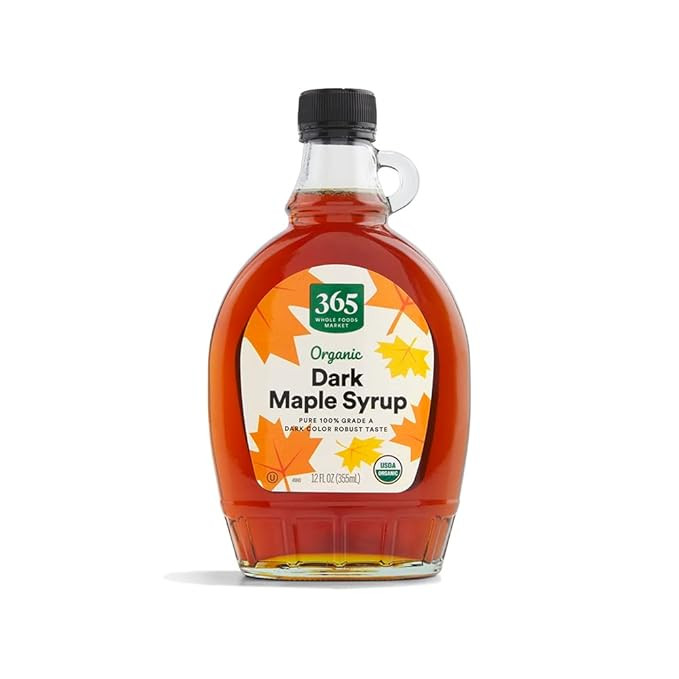 365 by Whole Foods Market, Syrup Maple Dark Amber Grade A Organic, 12 Fl Oz | Amazon (US)