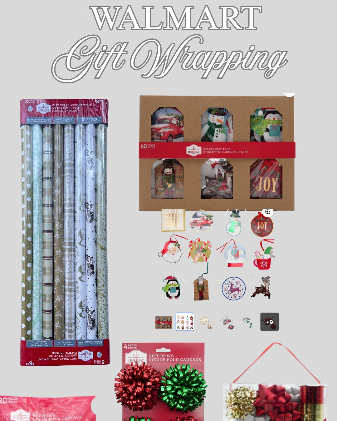 Walmart has you covered for affordable and beautiful holiday gift wrapping! I stocked up today! 

#LTKGiftGuide #LTKHoliday #LTKvlog