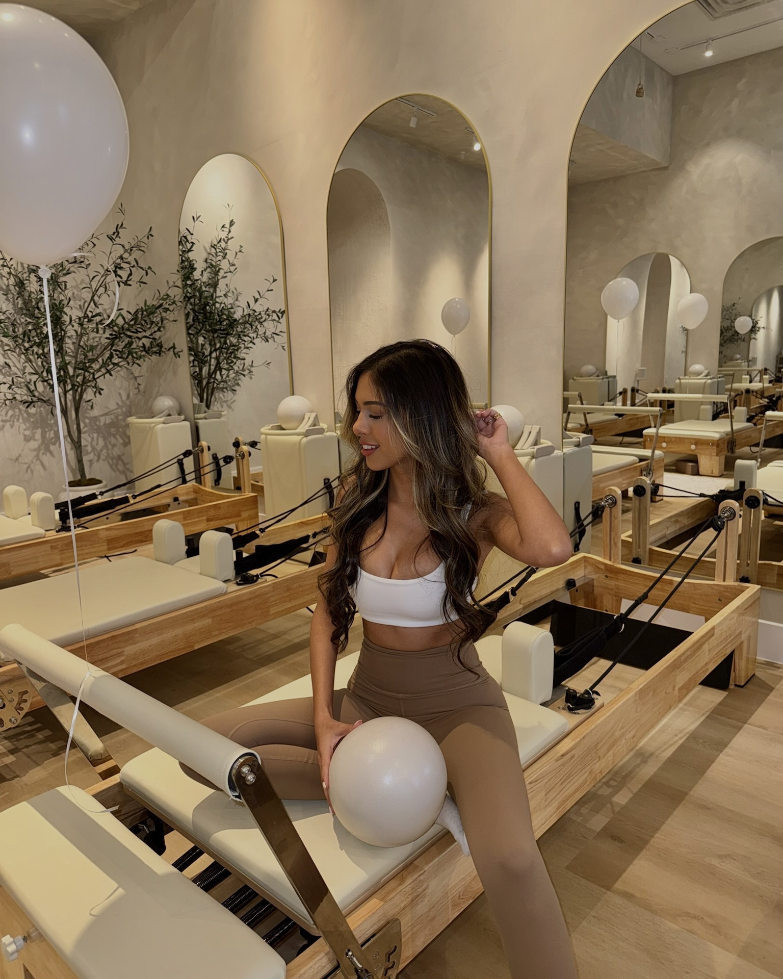 My birthday Pilates outfit 💘  for my birthday this year, all my friends got together for a Pilates class in River Oaks at Creme! We had so much fun, I wore this buttery but sculpting leggings and sports bra from Amazon Prime. 


•••

Amazon leggings Amazon sports bra Amazon outfit Amazon finds Amazon fashion white sports bra lululemon legging dupe lulu legging dupe lululemon look alike crz yoga outfit Pilates outfit Pilates princess Pilates set Amazon Pilates outfit brown leggings grippy socks Pilates socks birthday ideas Pilates birthday party 

#LTKActive #LTKPetite