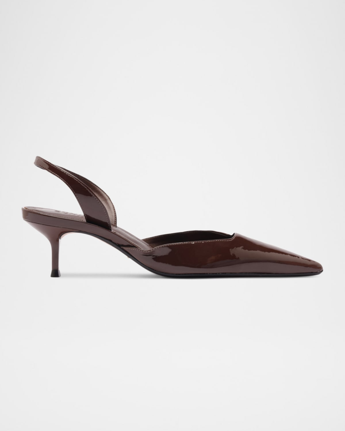 Paola Patent Leather Slingback Mid Pumps | Neiman Marcus
