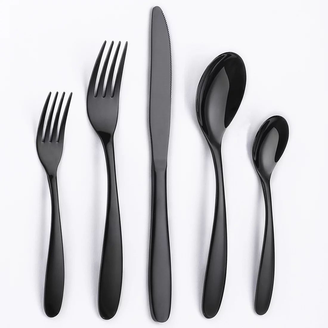 Silverware Sets, JOW 20 Pieces Stainless Steel Flatware Set Service for 4, Tableware Cutlery Set ... | Walmart (US)