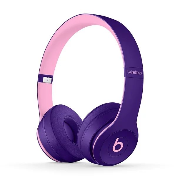 Beats Solo3 Wireless On-Ear Headphones - Beats Pop Collection - Pop Violet | Walmart (US)