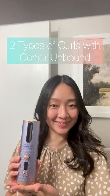 Two types of curls with Conair Unbound.

For loose curls I started letting go at 4 seconds (6 seconds is the shortest setting on the device hut you can let go sooner).

Please refer to my previous post on LTK for a brief 30 second demonstration of the alternating curls.

#LTKunder100 #LTKFind #LTKbeauty