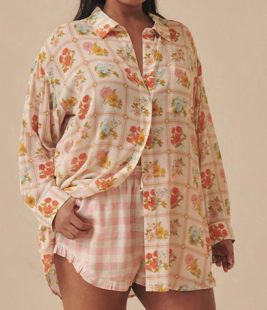 Flora Shirt In Pastel | Shop Simon