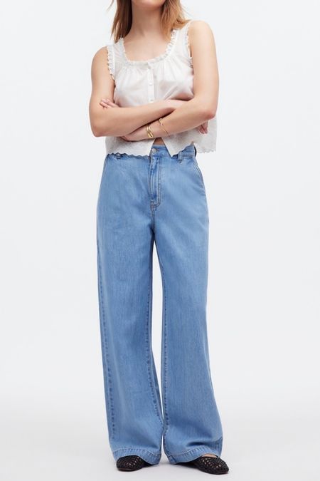 Madewell are known for their jeans. These wide leg jeans are trending. You can get 20% off from Madewell only on the LTK app!! Sale is over on 5/13. Some exclusions may apply. 

#LTKSaleAlert