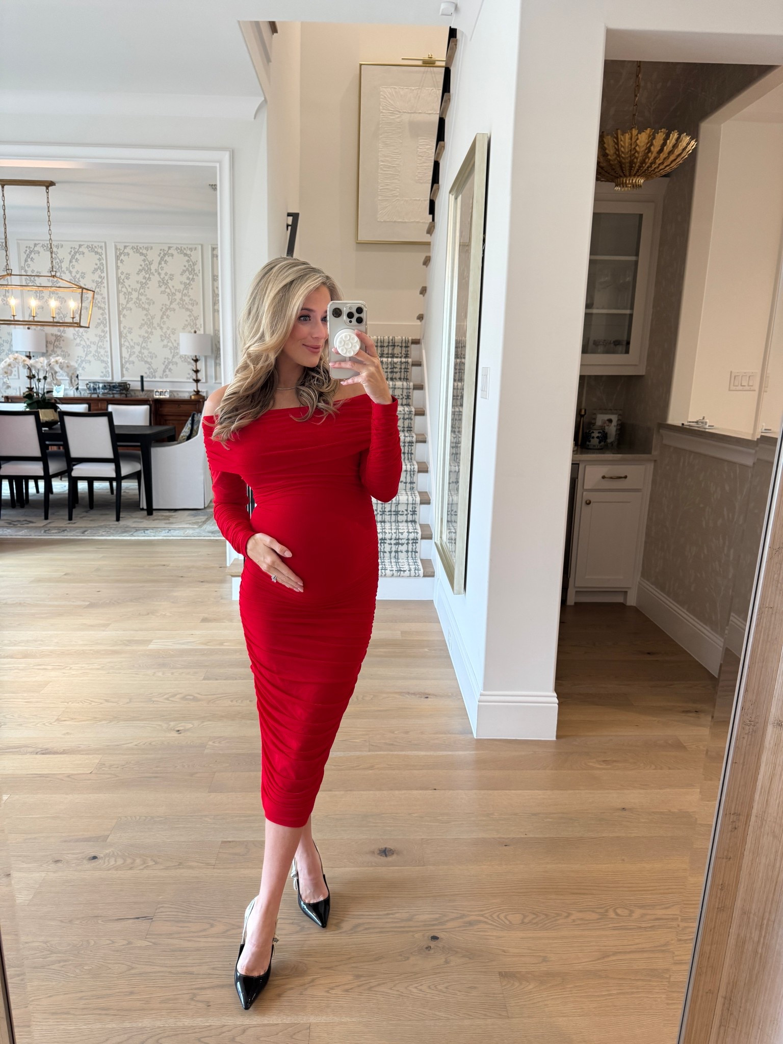 Red Dress
Valentines Date Night
Bump Friendly 

#LTKootd #LTKBump