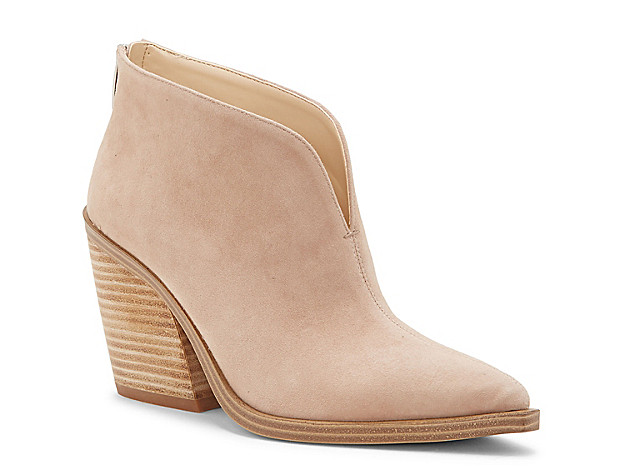 Vince Camuto Ginsel Bootie - Women's - Taupe Suede | DSW