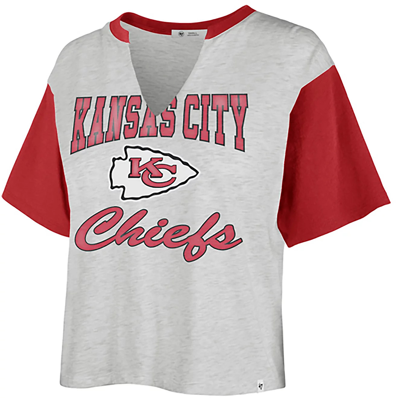 '47 Women's Kansas City Chiefs Sandy Daze Dolly Crop T-shirt | Academy Sports + Outdoors