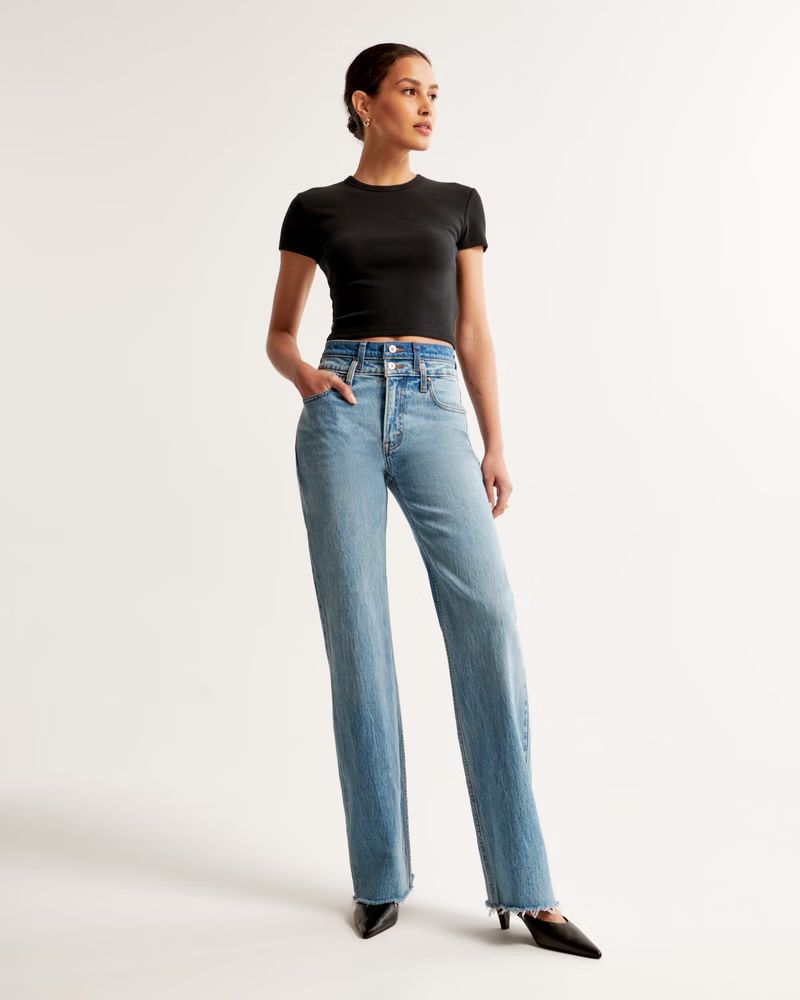 High Rise 90s Relaxed Jean | Abercrombie & Fitch (US)